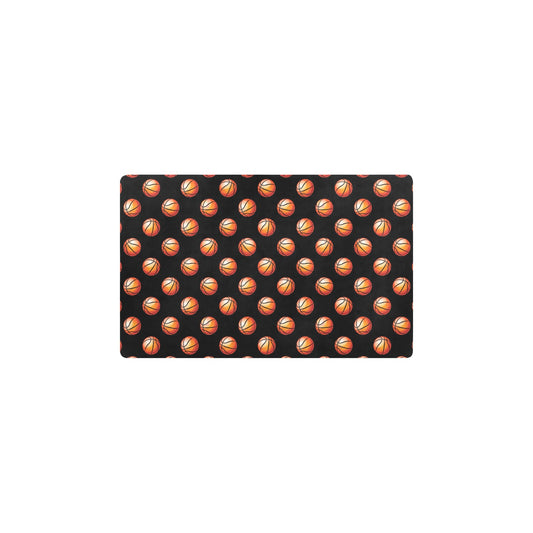 Basketball Pattern Print Design 01 Kitchen Mat
