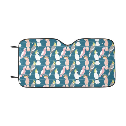 Cockatoo Print Design LKS401 Car front Windshield Sun Shade