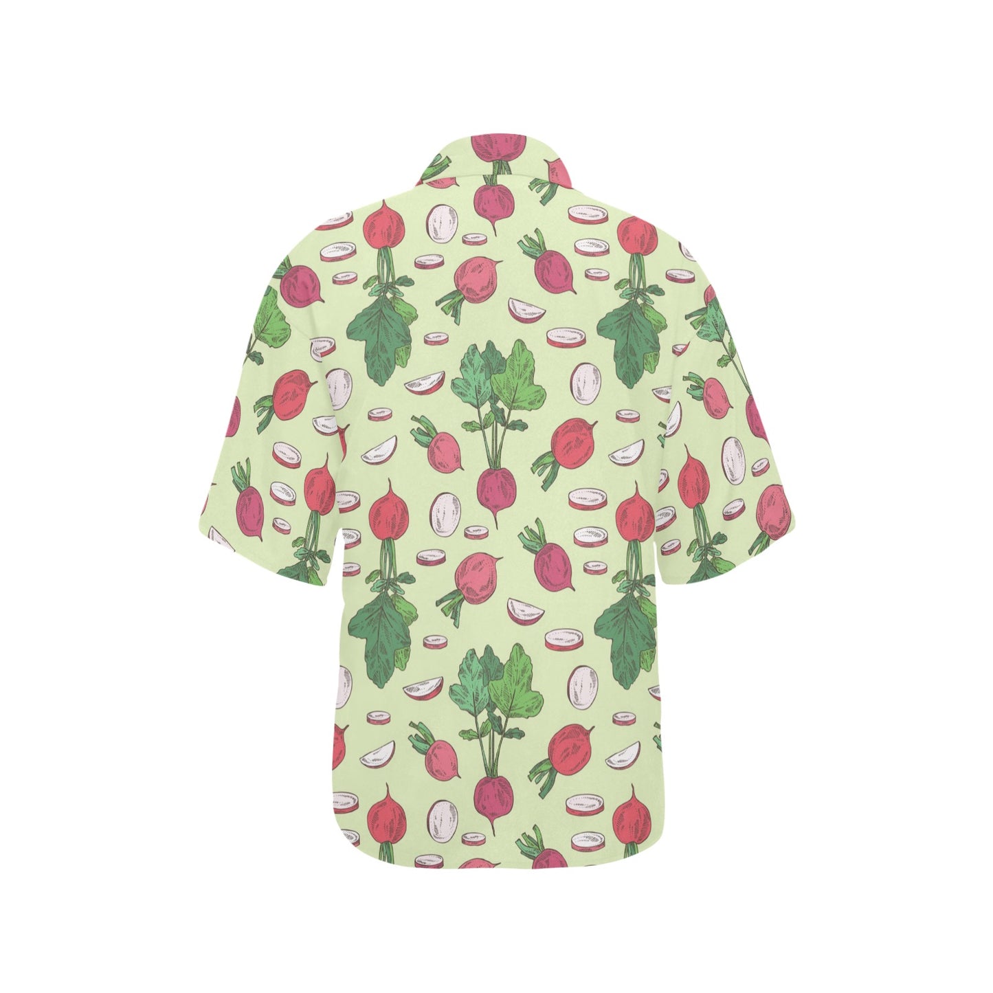 Radish Pattern Print Design A04 Women's Hawaiian Shirt