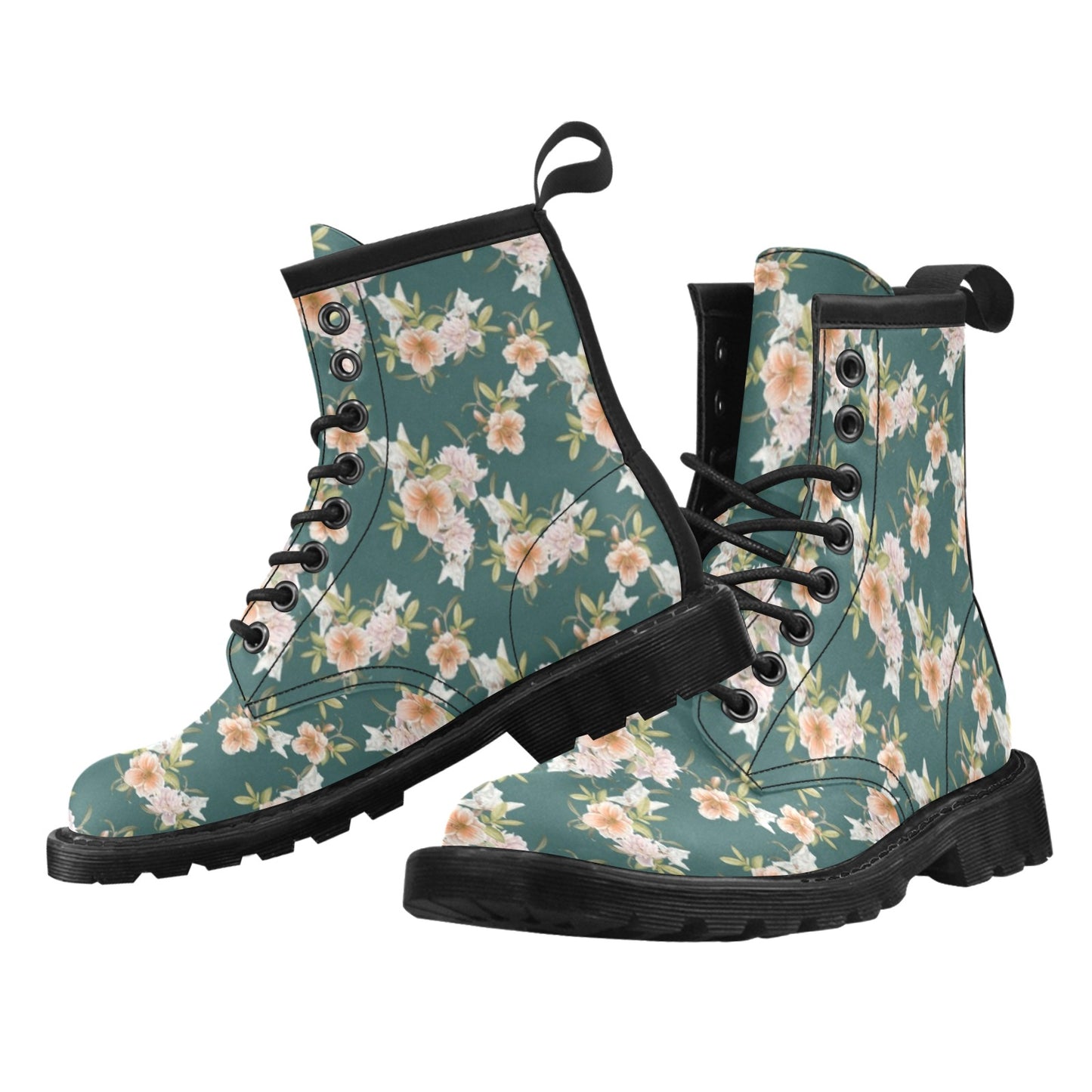 Iris Pattern Print Design IR01 Women's Boots