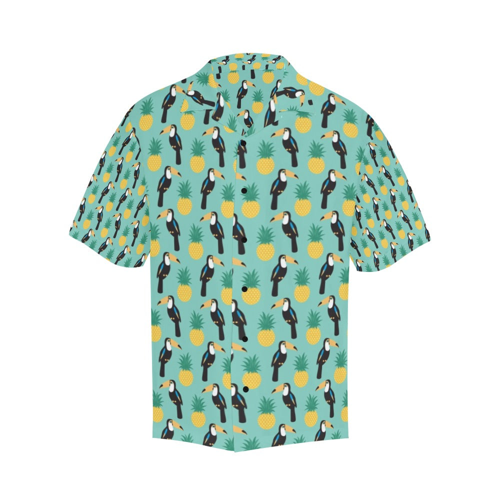 Toucan Print Design LKS301 Men's Hawaiian Shirt