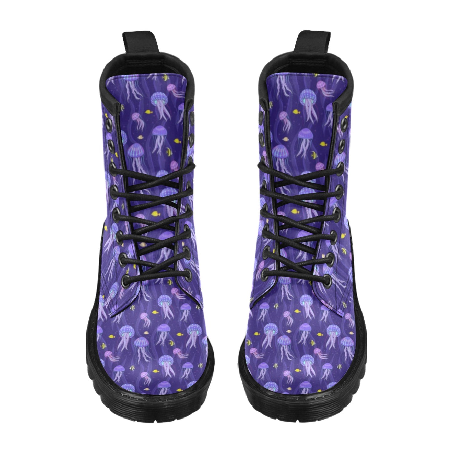 Jellyfish Style Print Women's Boots