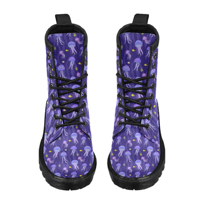 Jellyfish Style Print Women's Boots