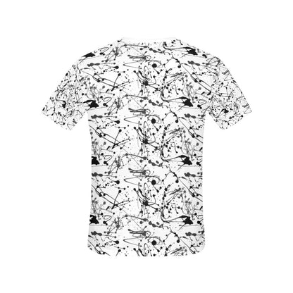 Splatter Print Design LKS305 Women's  T-shirt