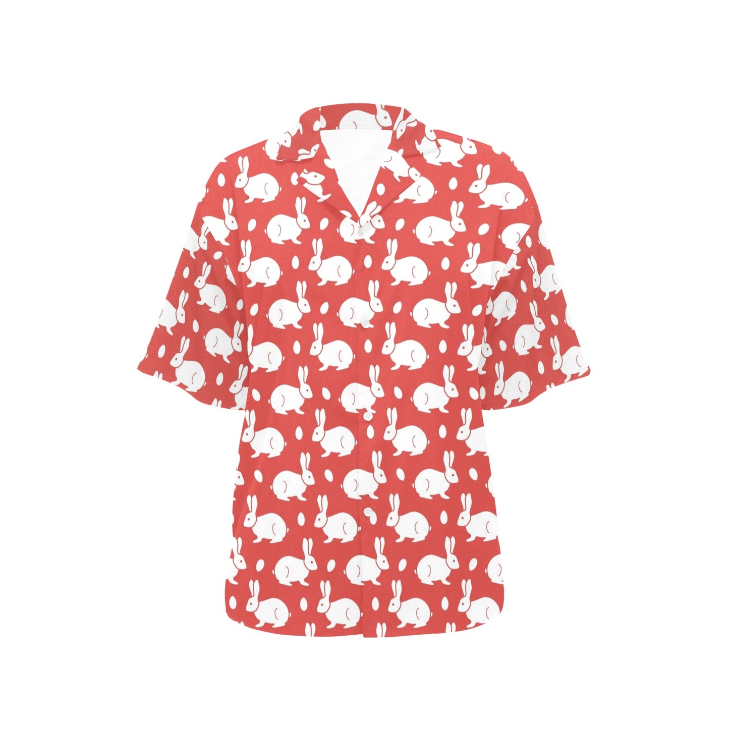 Rabbit Pattern Print Design RB017 Women's Hawaiian Shirt
