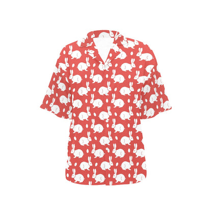 Rabbit Pattern Print Design RB017 Women's Hawaiian Shirt