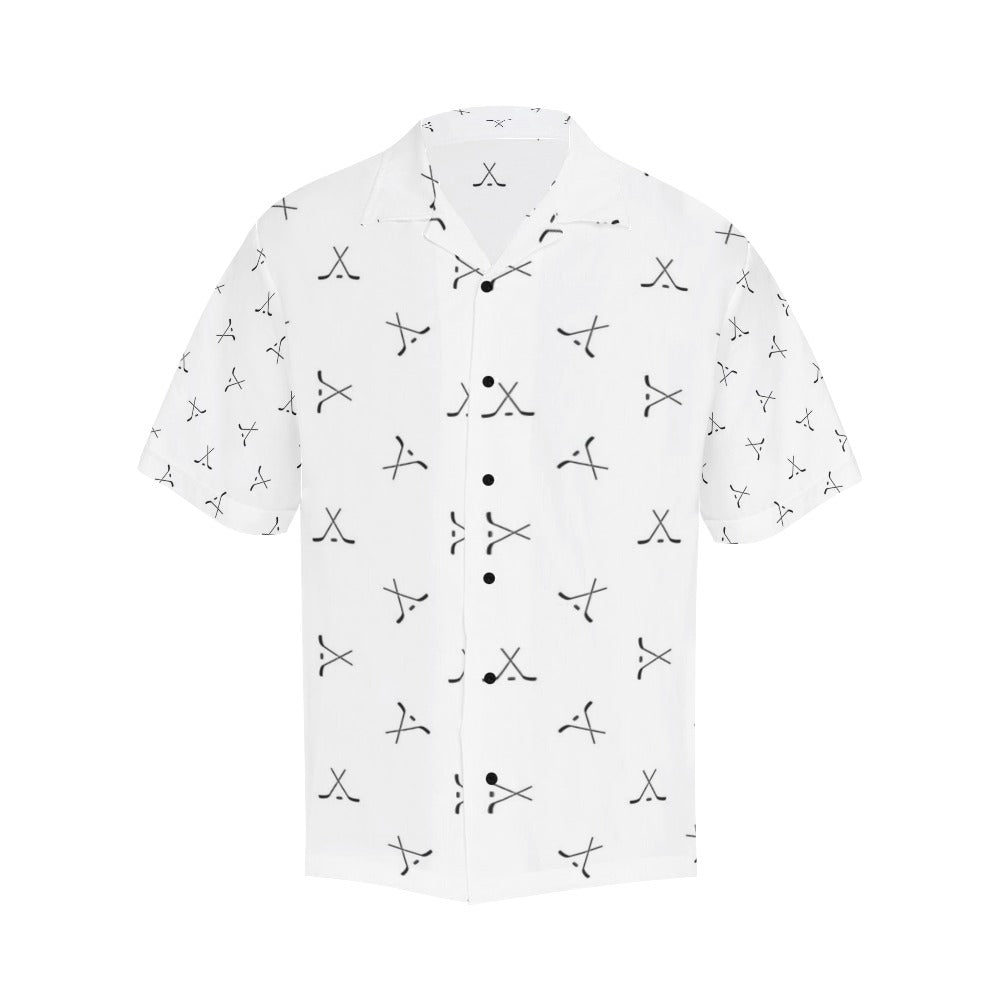 Hockey Print Design LKS304 Men's Hawaiian Shirt