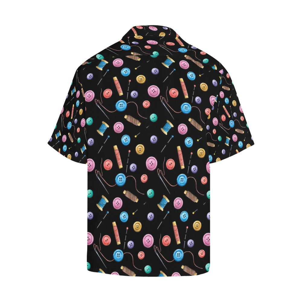 Sewing Print Design LKS309 Men's Hawaiian Shirt