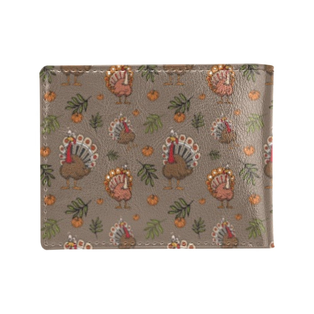 Thanksgiving Print Design LKS306 Men's ID Card Wallet