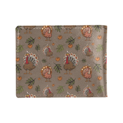 Thanksgiving Print Design LKS306 Men's ID Card Wallet