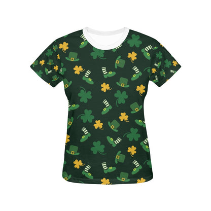 St Patricks Day Print Design LKS306 Women's  T-shirt