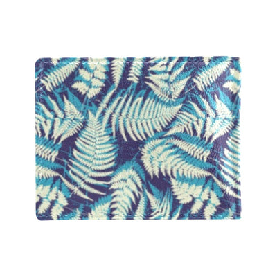 Fern Leave Summer Print Pattern Men's ID Card Wallet