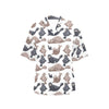 Sea Lion Pattern Print Design 02 Women's Hawaiian Shirt