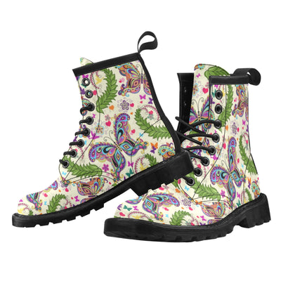 Butterfly Colorful Indian Style Women's Boots