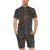 Polynesian Pattern Print Design A04 Men's Romper