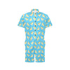 Sandwich Emoji Print Design LKS305 Men's Romper