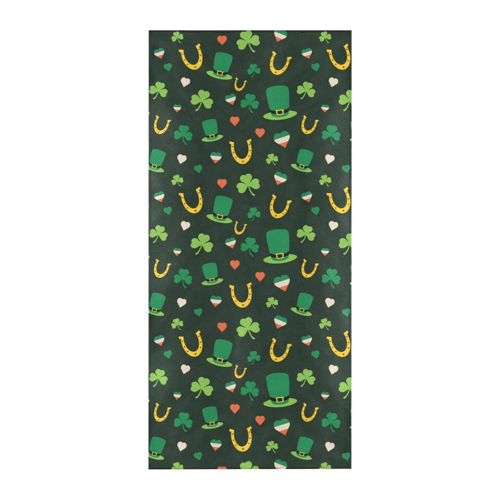 Shamrock Print Design LKS308 Beach Towel 32" x 71"