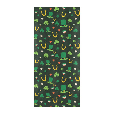 Shamrock Print Design LKS308 Beach Towel 32" x 71"