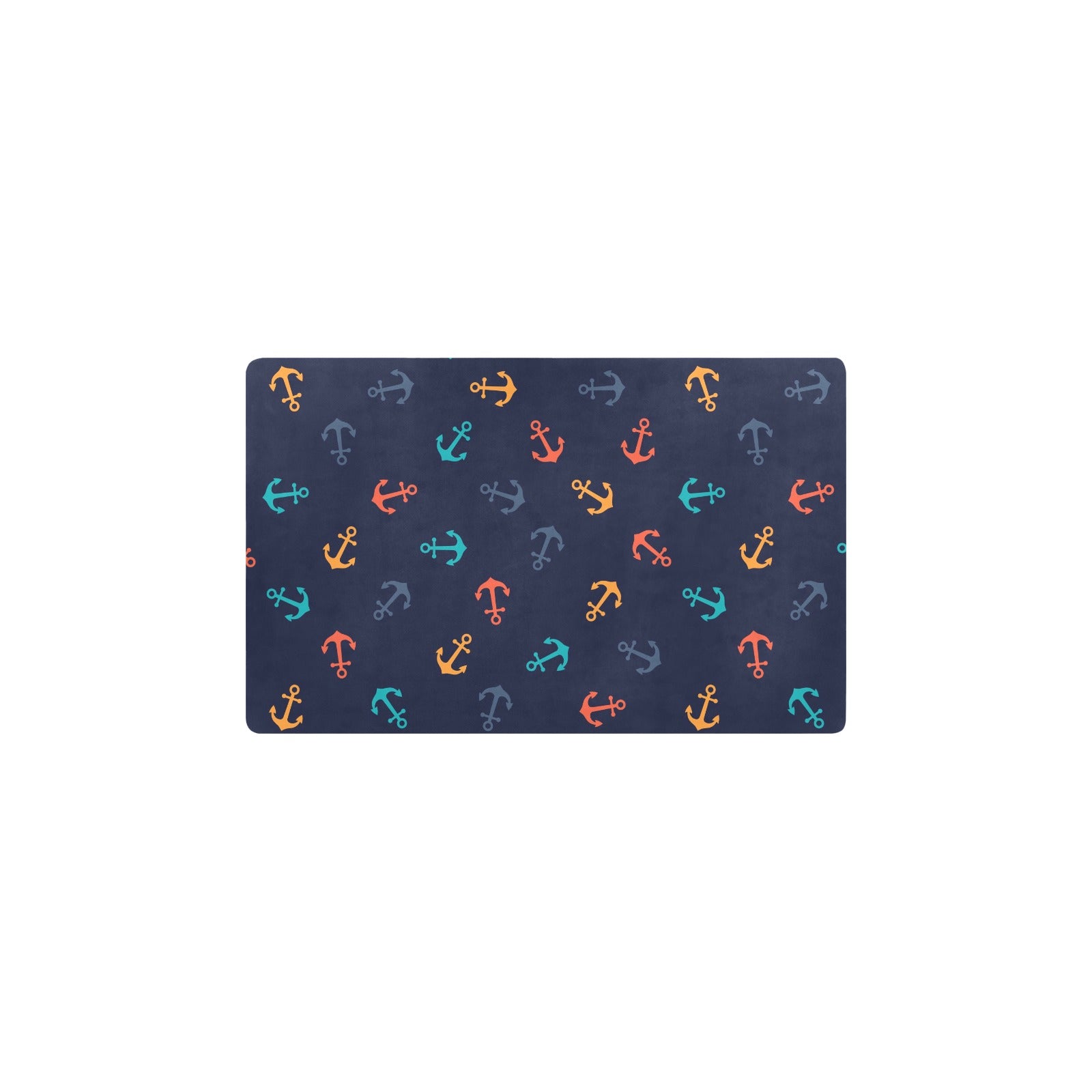 Anchor Pattern Print Design 05 Kitchen Mat