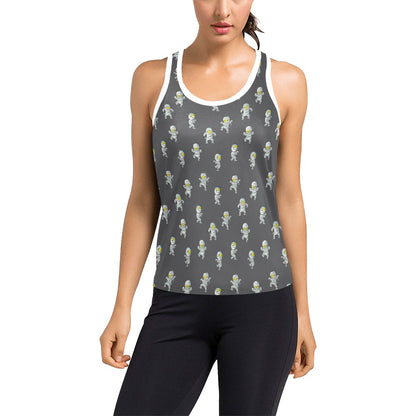 Mummy Print Design LKS305 Women's Racerback Tank Top