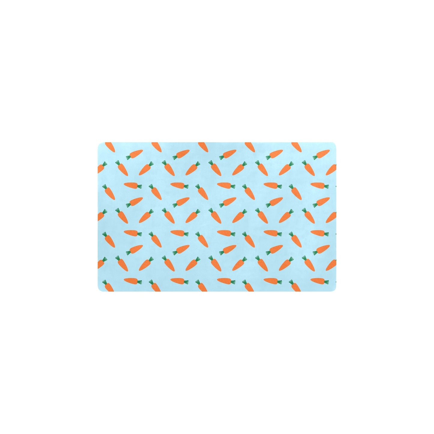 Carrot Pattern Print Design 03 Kitchen Mat