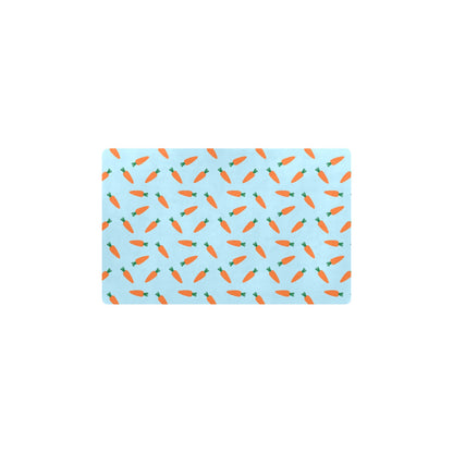 Carrot Pattern Print Design 03 Kitchen Mat