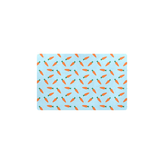 Carrot Pattern Print Design 03 Kitchen Mat