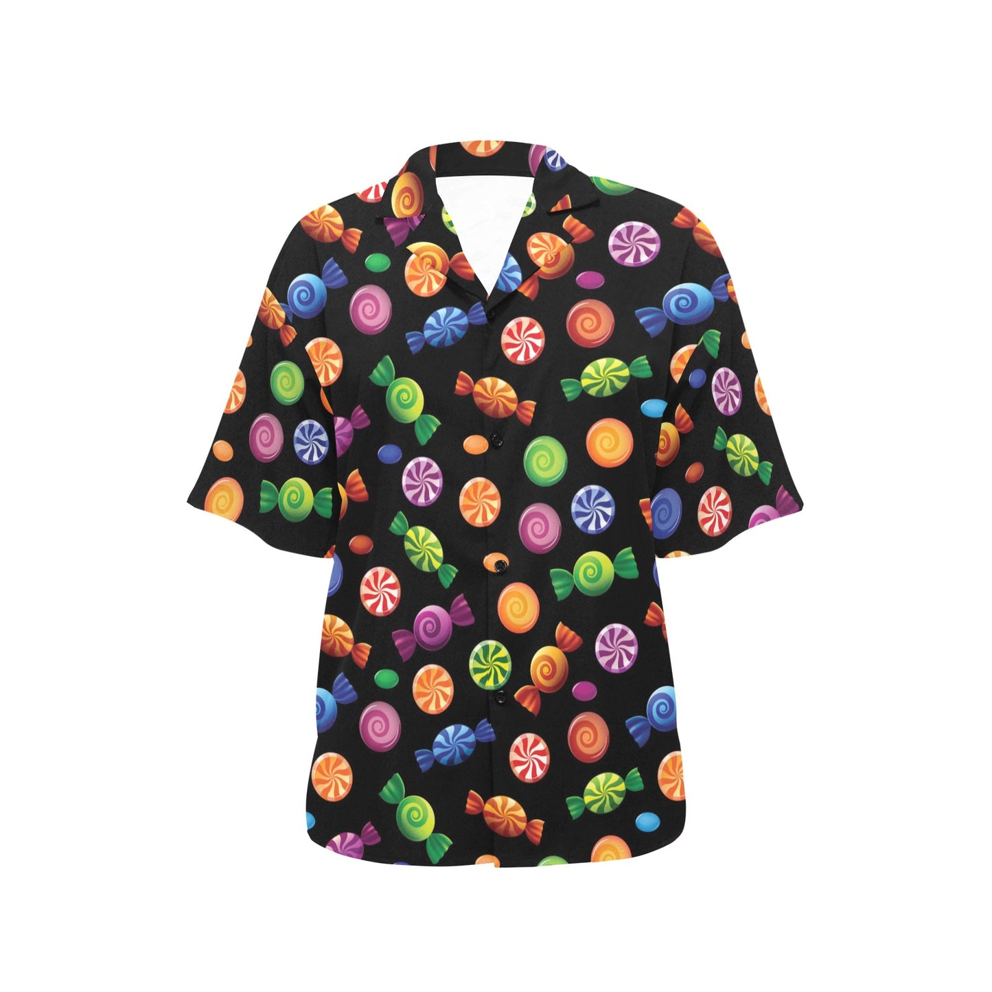 Candy Pattern Print Design 01 Women's Hawaiian Shirt