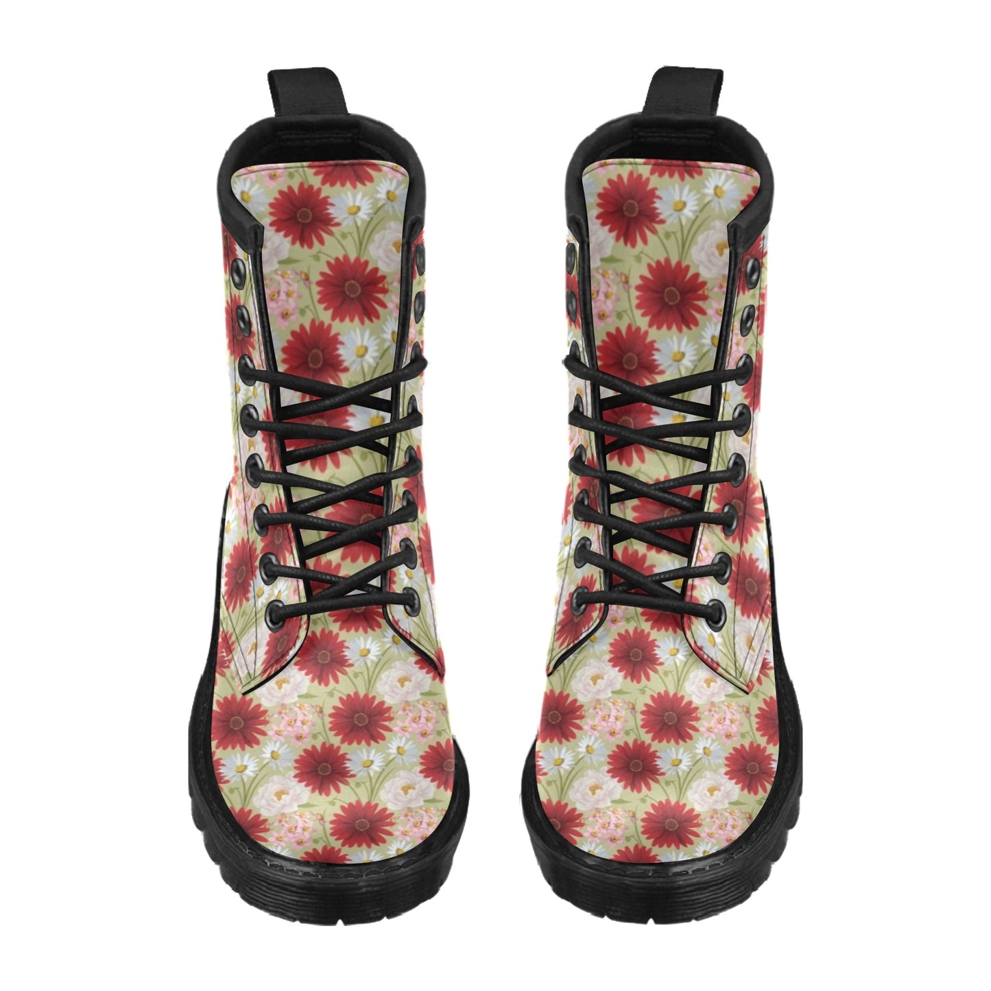 Gerberas Pattern Print Design GB07 Women's Boots