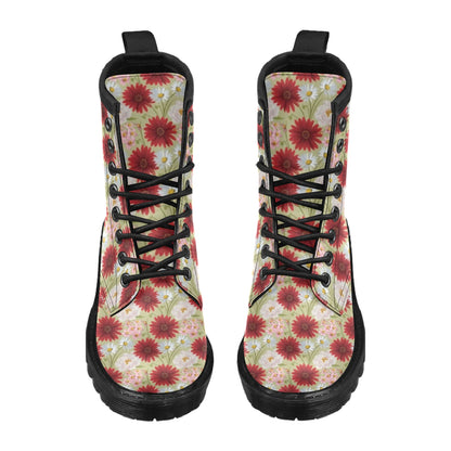 Gerberas Pattern Print Design GB07 Women's Boots