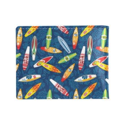 Surfboard Pattern Print Men's ID Card Wallet