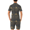 Sun Moon Boho Style Men's Romper