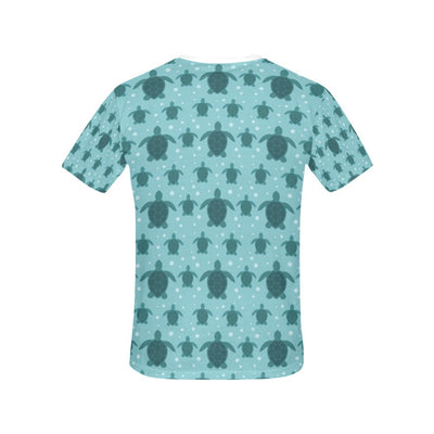 Sea Turtle Print Design LKS305 Women's  T-shirt