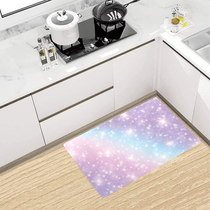 Cosmic Pastel Pattern Print Design 02 Kitchen Mat
