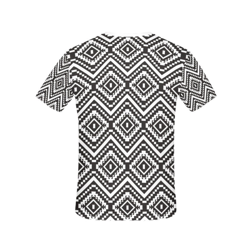Tribal Pattern Print Design LKS303 Women's  T-shirt
