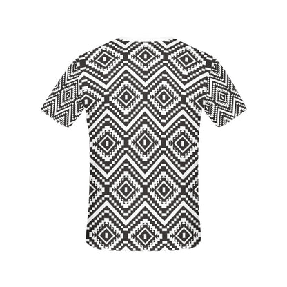 Tribal Pattern Print Design LKS303 Women's  T-shirt