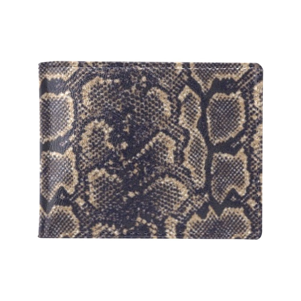 Snake Skin Pattern Print Men's ID Card Wallet