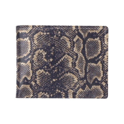Snake Skin Pattern Print Men's ID Card Wallet