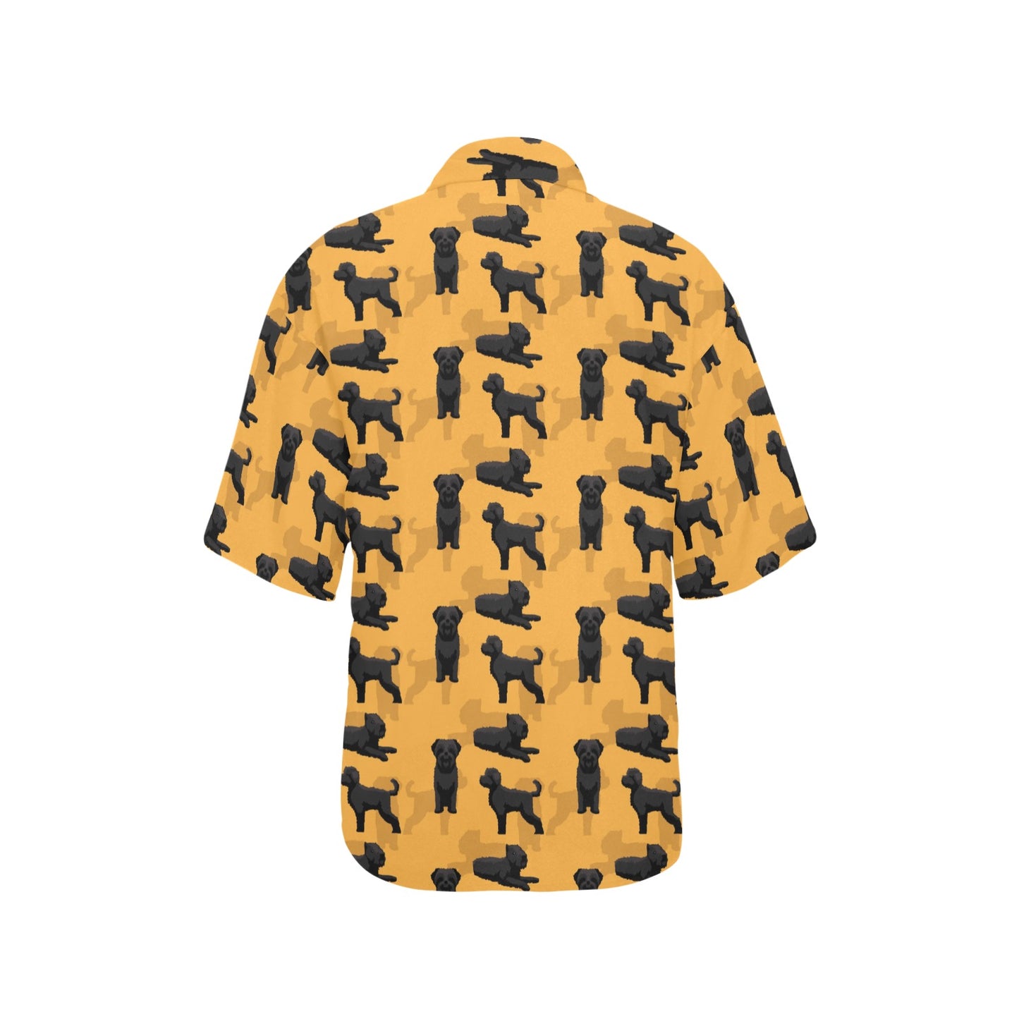 Bouviers des Flandres Pattern Print Design 01 Women's Hawaiian Shirt