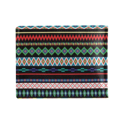 Southwest Pattern Print Design LKS302 Men's ID Card Wallet