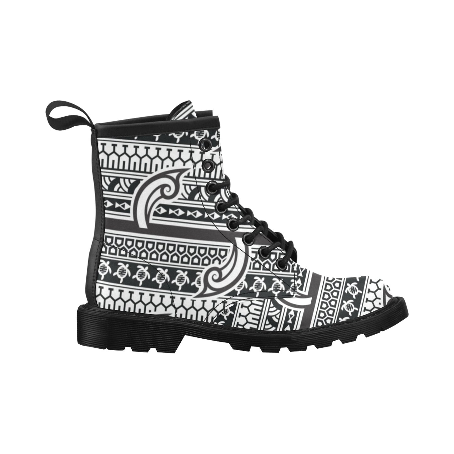 Samoan Style Print Design LKS305 Women's Boots