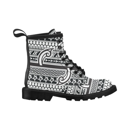 Samoan Style Print Design LKS305 Women's Boots