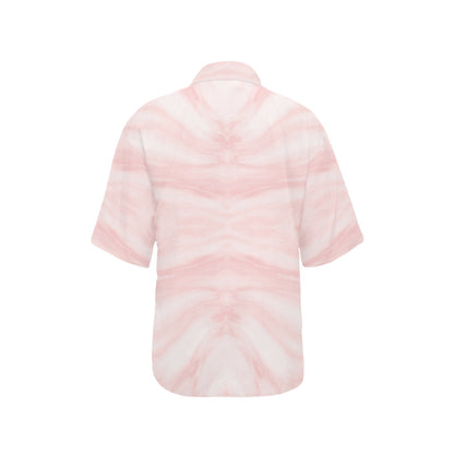 Marble Pattern Print Design 03 Women's Hawaiian Shirt