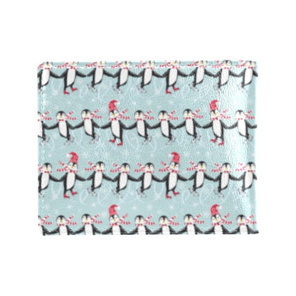 Penguin Sking Design Men's ID Card Wallet