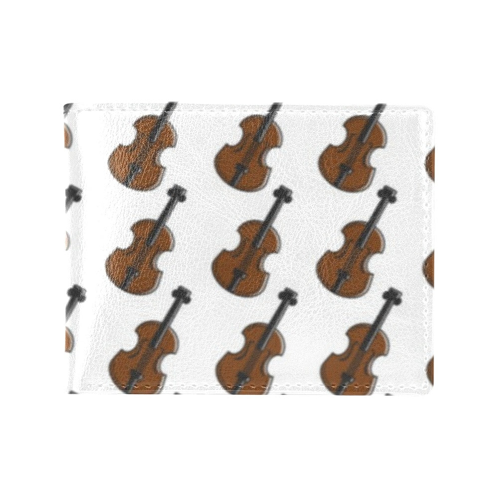 Violin Print Design LKS405 Men's ID Card Wallet