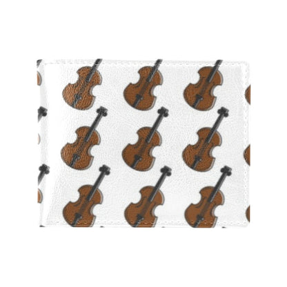 Violin Print Design LKS405 Men's ID Card Wallet