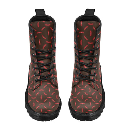 Sausage Print Design LKS302 Women's Boots