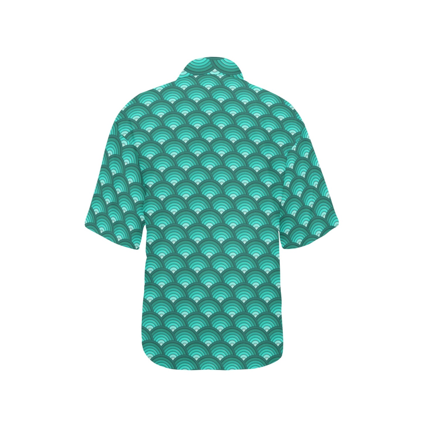 Scales Pattern Print Design 01 Women's Hawaiian Shirt