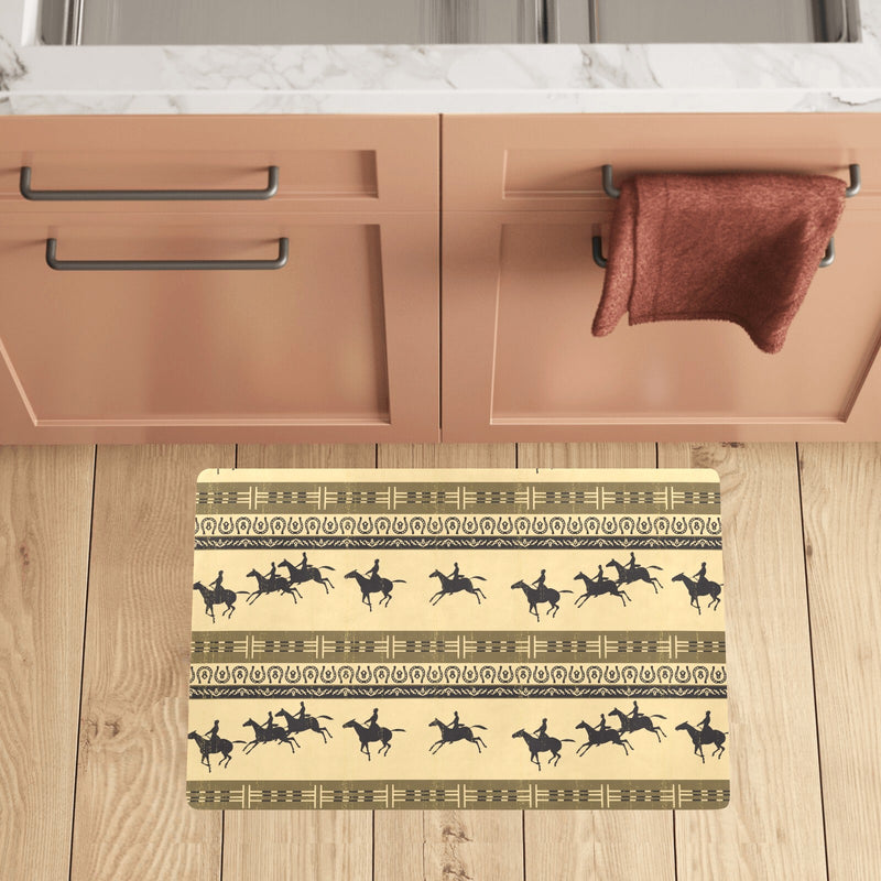 Horse Pattern Prnt Kitchen Mat