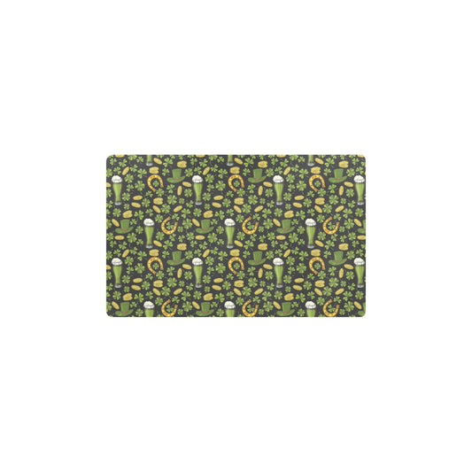 Clover St Patricks Pattern Print Design 03 Kitchen Mat
